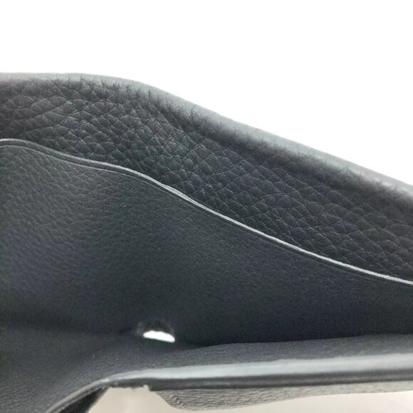 BURBERRY 8043377 logo Wallet Saif Folded wallet Leather Black - Picture 14 of 15